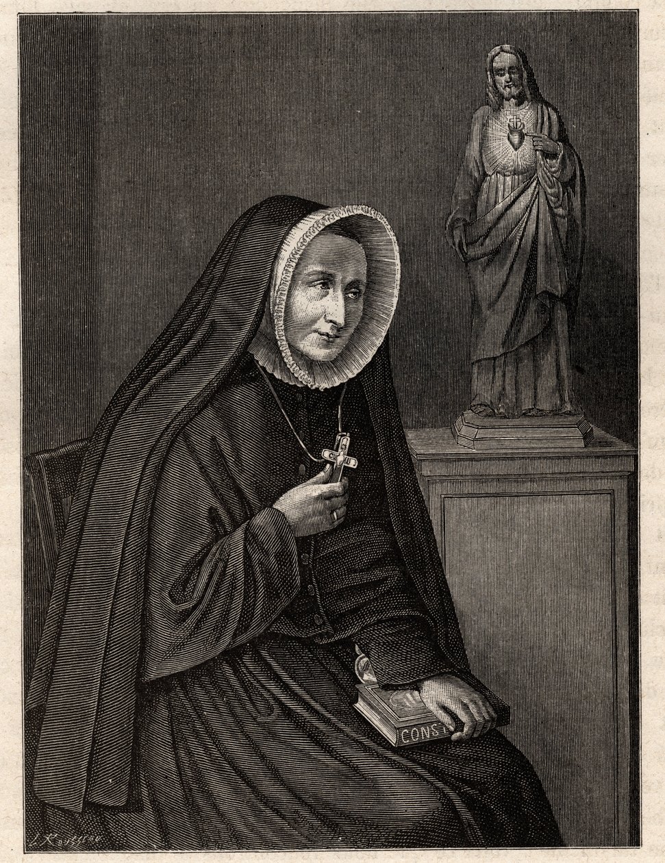Madeleine-Sophie Barat (Madeleine Sophie) 1779-1865 - alkotó: Unknown artist