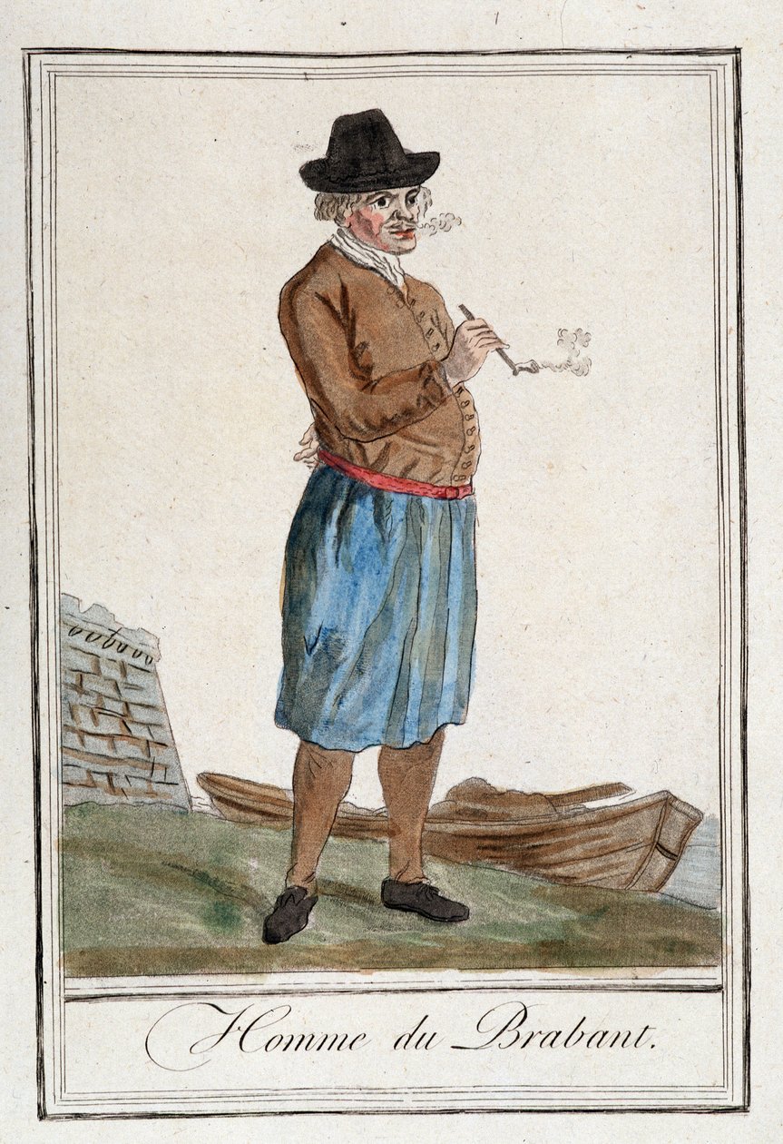 Férfi Brabantból (Belgium). alkotó: Unknown artist