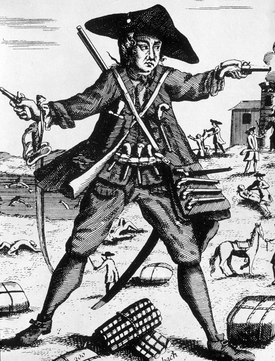 Tüske fegyver a fogakhoz - gravírozás alkotó: Unknown artist