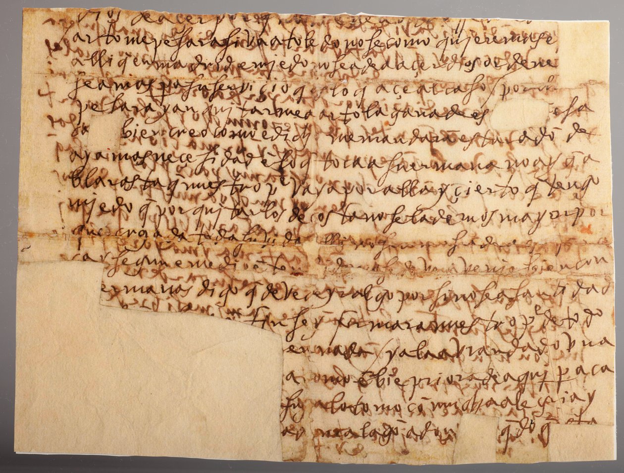kézirat. 7. számú levél Beas de Segura szerzeteseinek. Papír. 2. rész 1585. november 18. alkotó: Unknown artist