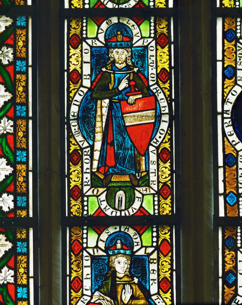 III. Leopold babenbergi márki (ólomüveg) alkotó: Unknown Artist