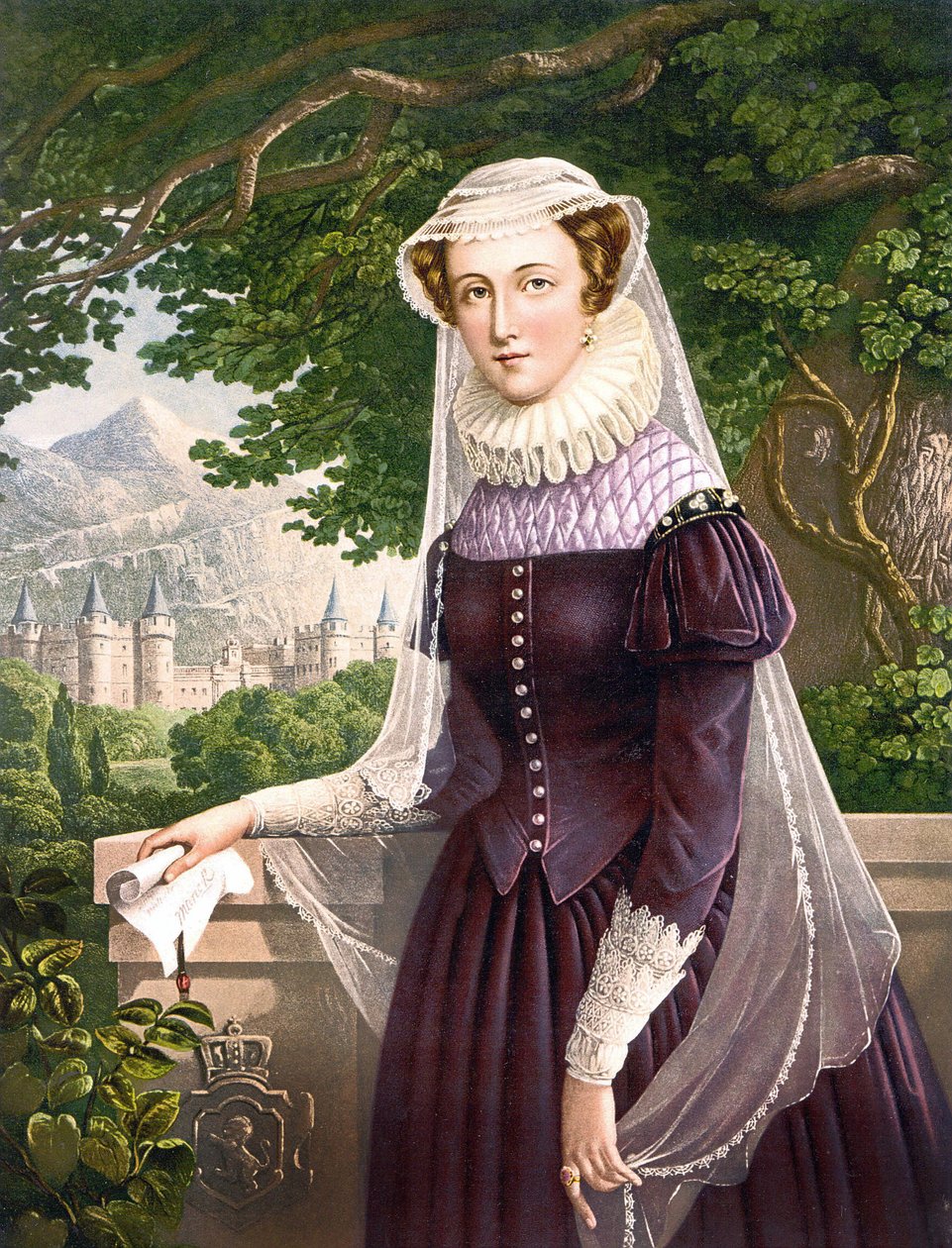 Marie Stuart skót királynő (1542-1587). alkotó: Unknown artist