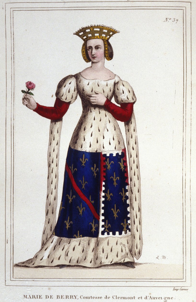 Marie de Berry (1367-1434). Clermont és Auvergne grófnője. alkotó: Unknown artist
