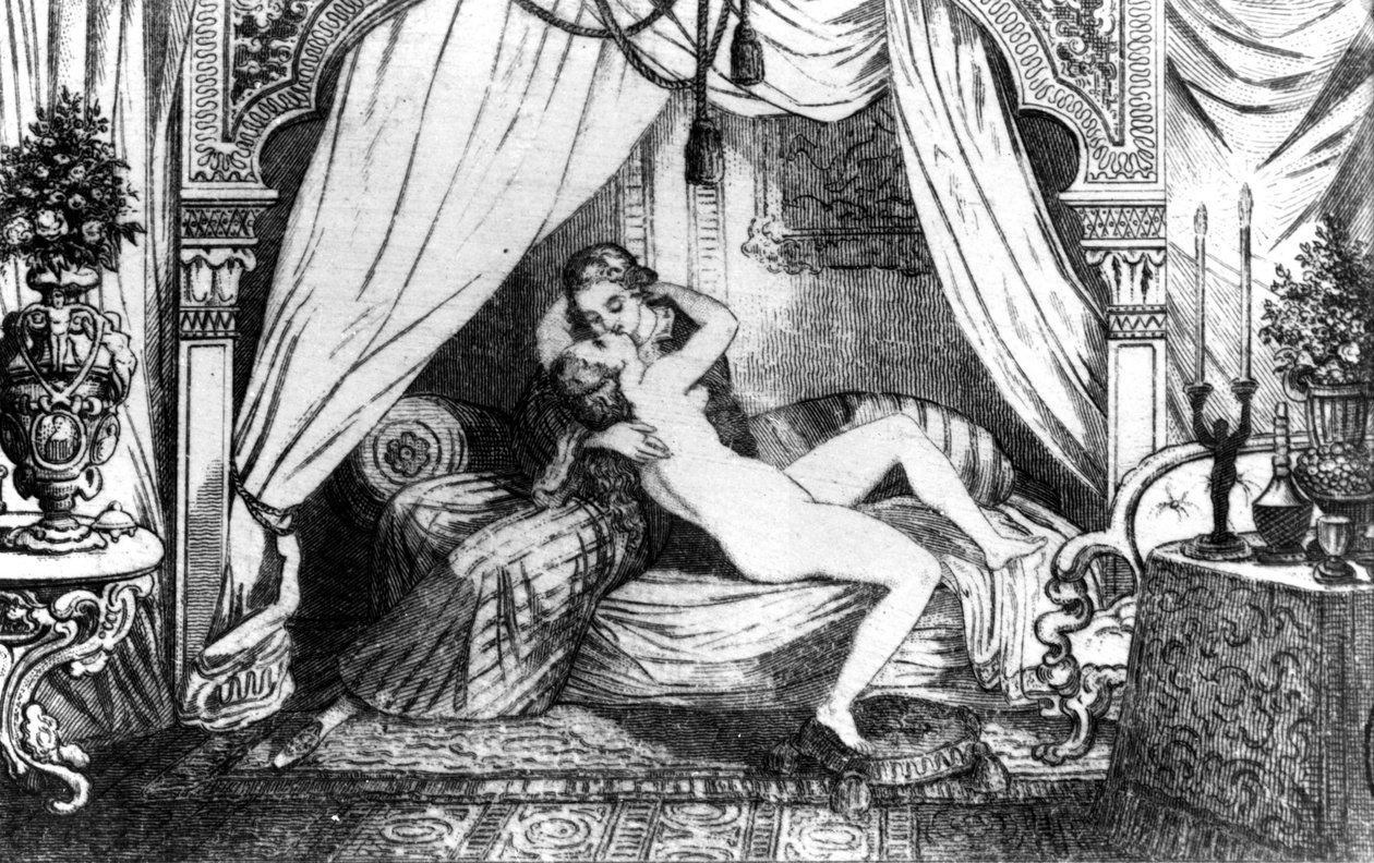 Marinette - Casanova „Életem története” című filmjében. Brüsszel 1872. alkotó: Unknown artist