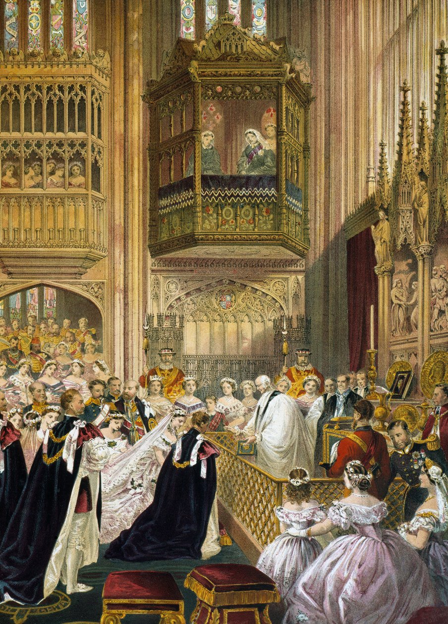 A walesi herceg (aki VII. Edward angol király lett) házassága (1841-1910) Dán Alexandrával (Alexandra Caroline Marie Charlotte Louise Julie Schleswig-Holstein-Sonderburg-Glucksbourgból (Schleswig Holstein Sonderburg Glucksbourg) (18444) alkotó: Unknown artist