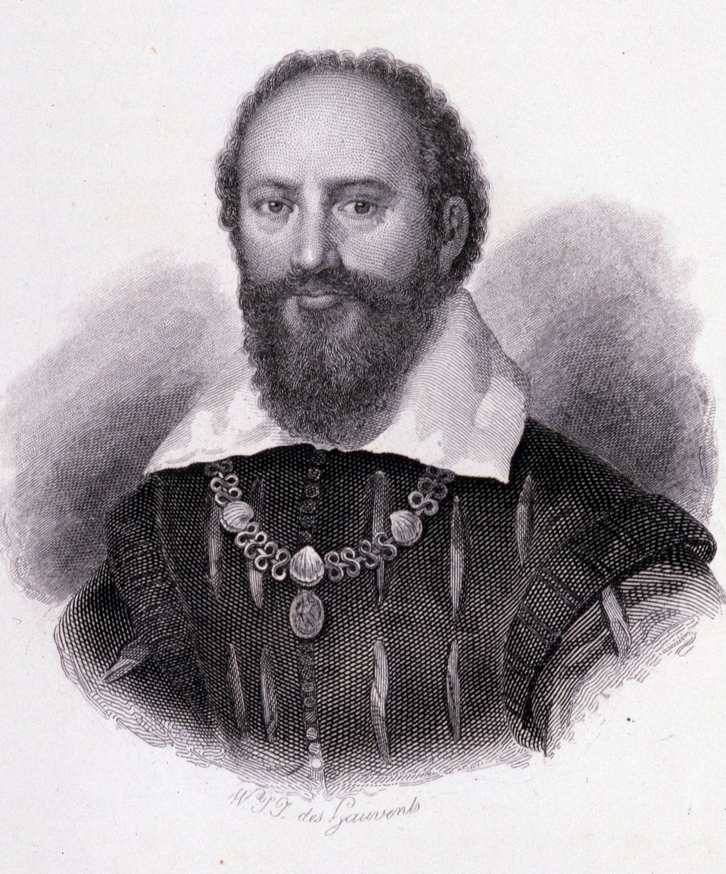 Bethune Maximilianus (1560-1641) Sully hercege, sírportré alkotó: Unknown artist