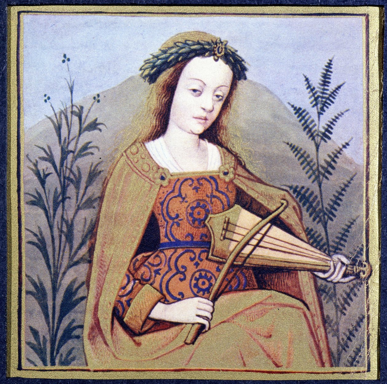 Meduse, Phorcis lánya (az egyik gorgon, az egyetlen halandó a három közül) – Boccace „” Ladies of Reown” című könyve szerint, v.1360 alkotó: Unknown artist