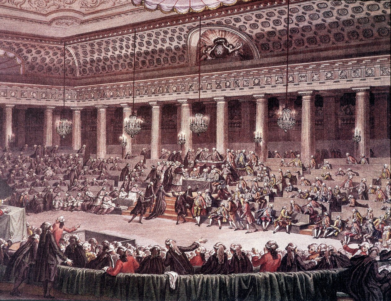 Az Alkotmányozó Nemzetgyűlés 1789. augusztus 4-én éjjel a kiváltságok eltörléséről alkotó: Unknown artist