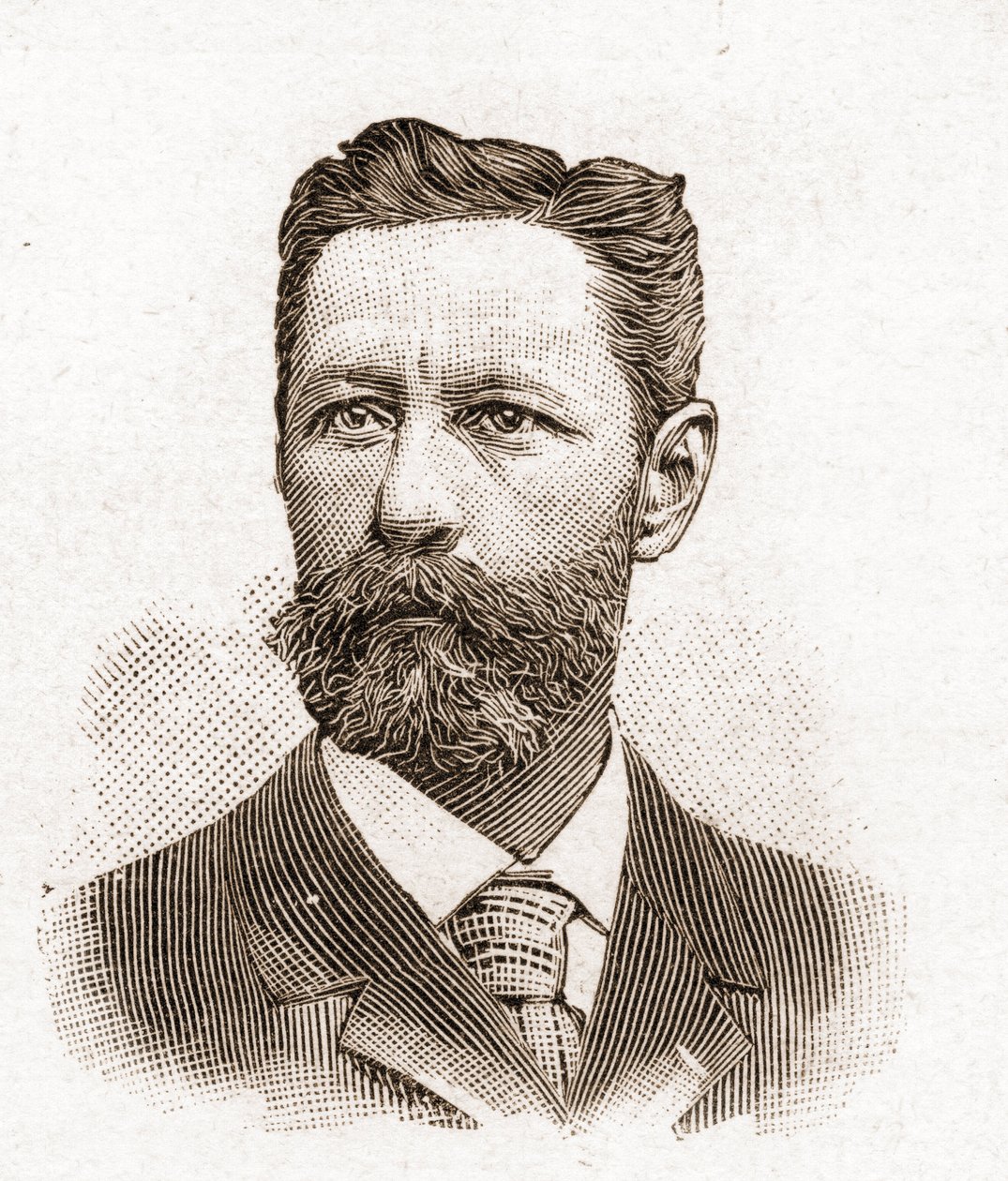 Az Academy Francaise tagjai 1895-ben: Eugene-Melchior (Eugene Melchior) de Vogue (1848-1910) francia író portréja. alkotó: Unknown artist