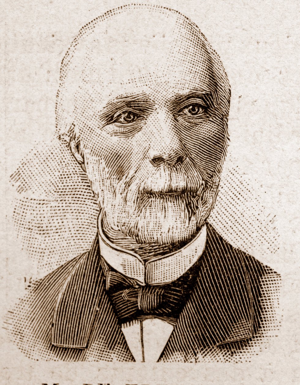 Az Academy Francaise tagjai 1895-ben: Louis Charles de Saulces de Freycinet (1828-1923), bányamérnök, fizikus és francia politikus portréja. alkotó: Unknown artist