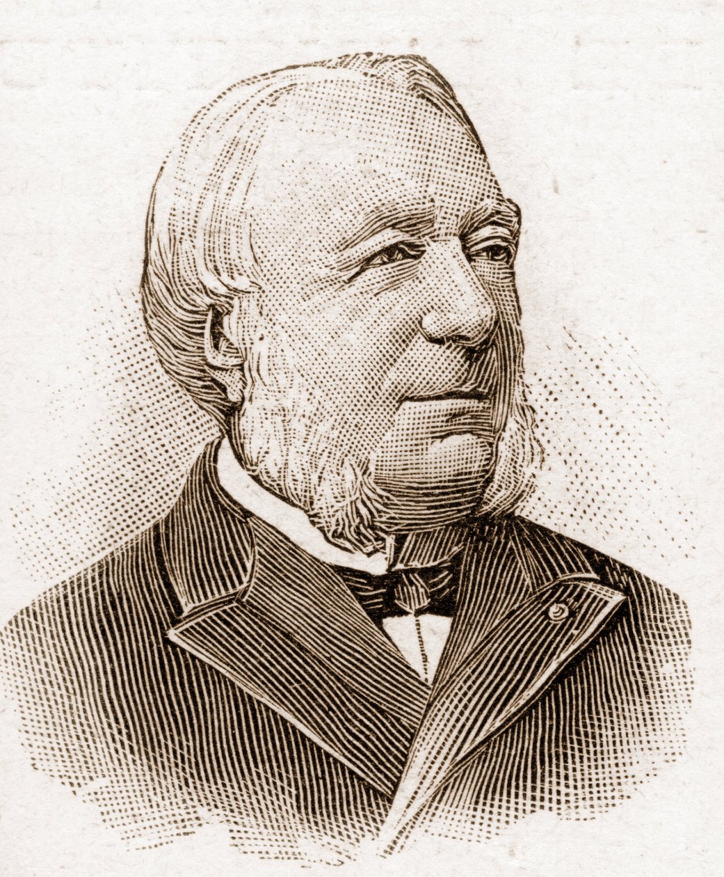 Az Academy Francaise tagjai 1895-ben: Marie Louis Antoine Gaston Boissier (1823-1908) francia történész és filológus portréja. alkotó: Unknown artist