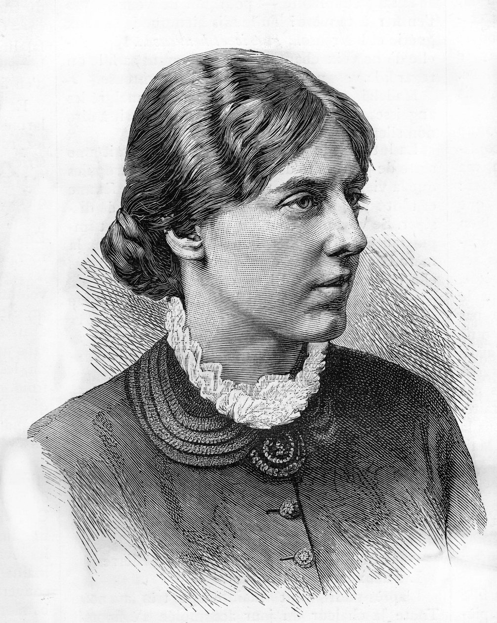 Kate Booth kisasszony, az Üdvhadsereg marsallja. alkotó: Unknown artist