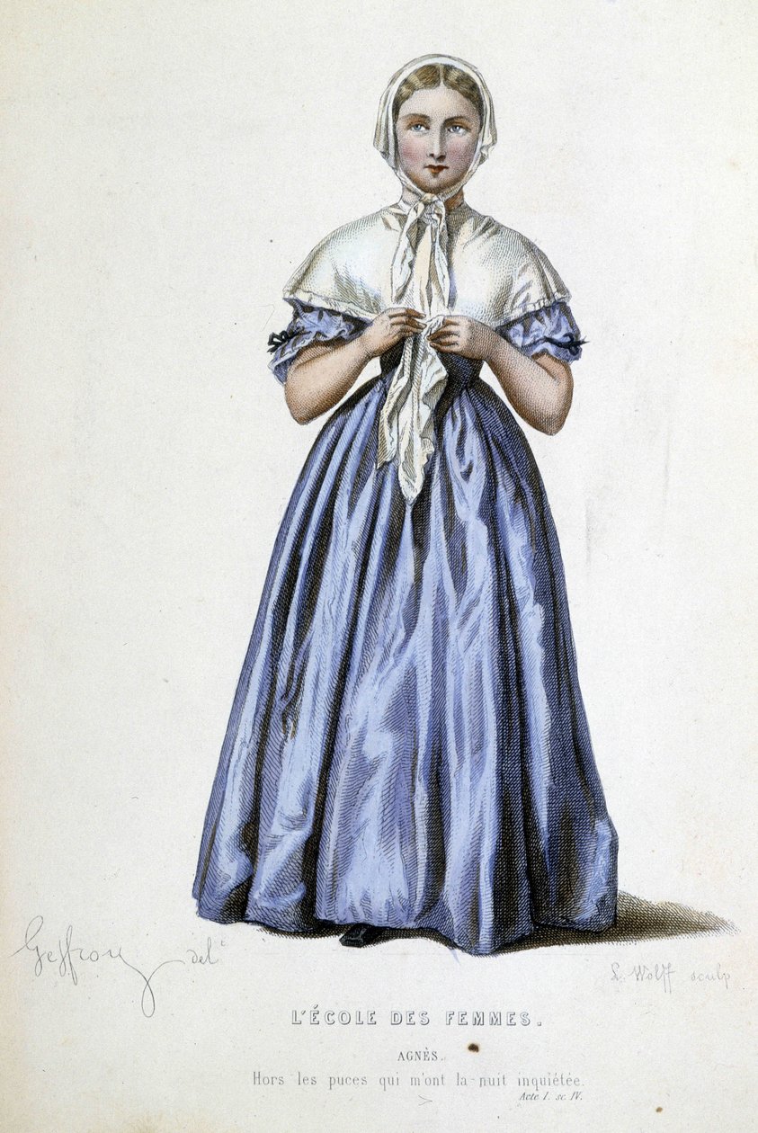 Molière Női Iskola: Agnès alkotó: Unknown artist