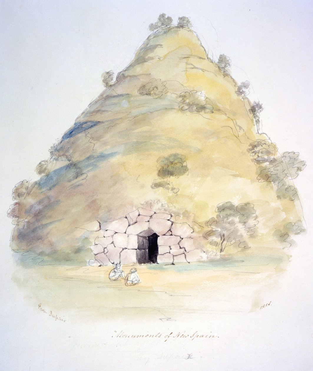 Új-Spanyolország emlékművei, 1843-50 körül (akvarell) alkotó: Unknown artist