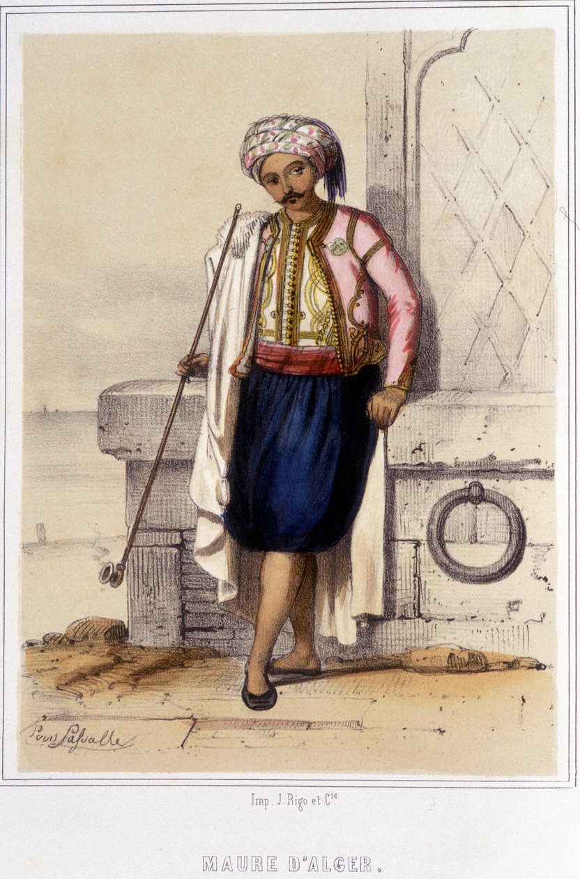 Algír lápja a 19. század második felében. alkotó: Unknown artist