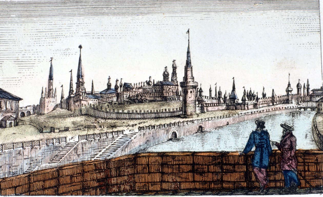Moszkva, Moszkva. Metszés alkotó: Unknown artist