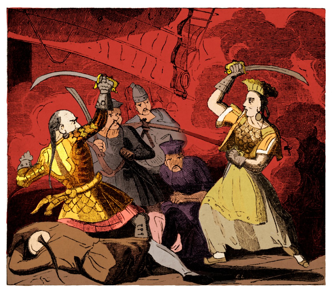 Ching asszony, Ching adminisztrális kalóz özvegye alkotó: Unknown artist