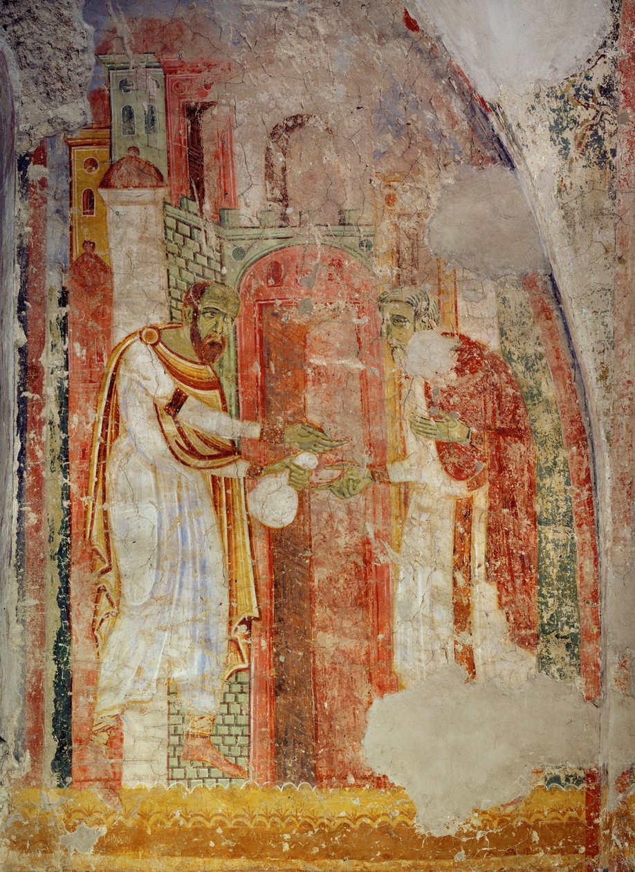 A felső-ausztriai Lambach bencés kolostor templomának freskói (freskó) alkotó: Unknown artist