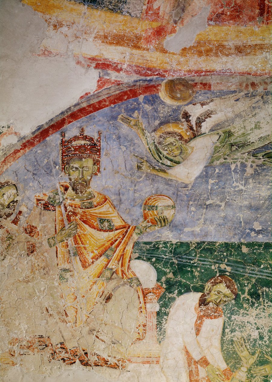 A felső-ausztriai Lambach bencés kolostor templomának freskói (freskó) alkotó: Unknown artist
