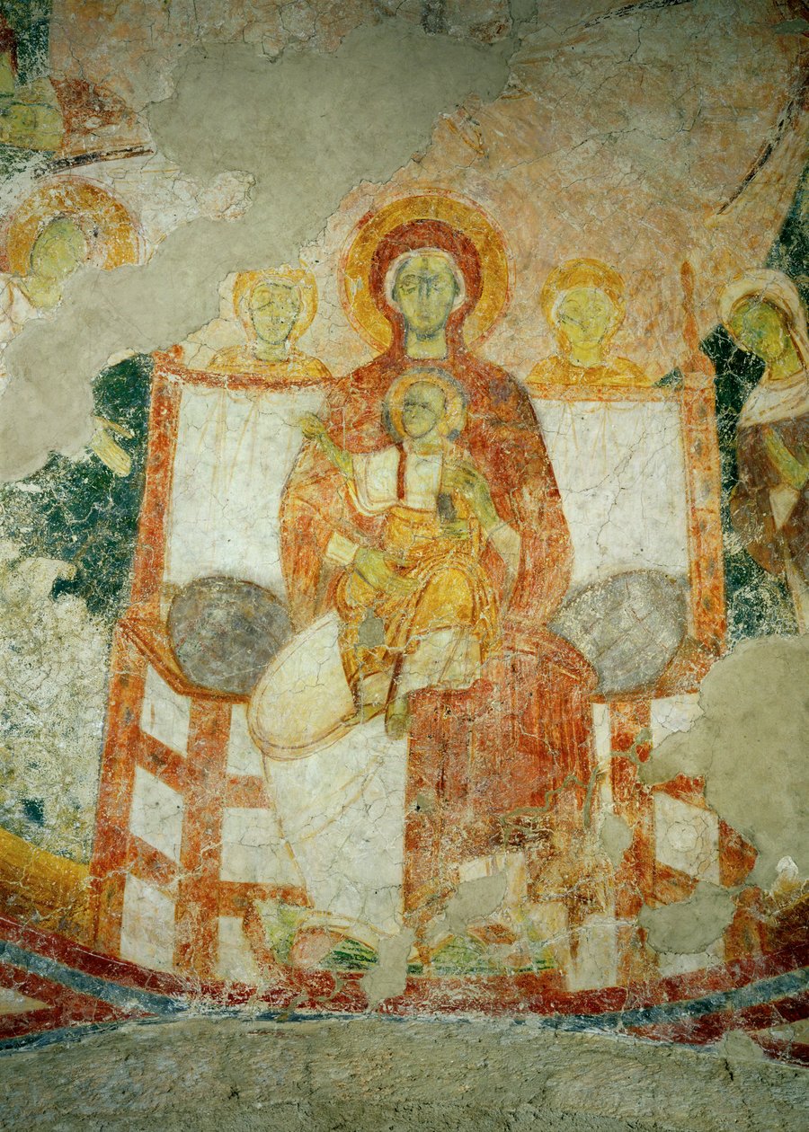 A felső-ausztriai Lambach bencés kolostor templomának freskói (freskó) alkotó: Unknown artist