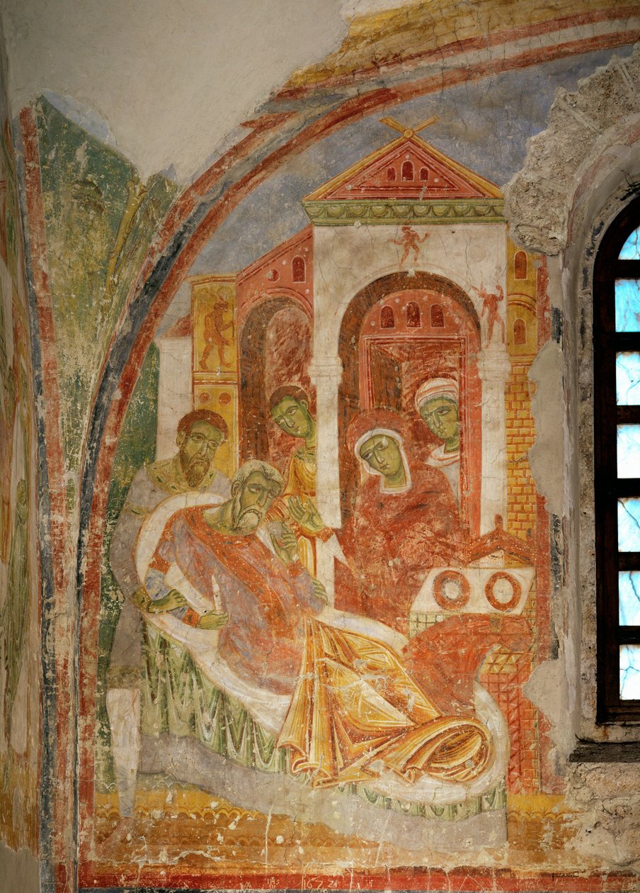 A felső-ausztriai Lambach bencés kolostor templomának freskói (freskó) alkotó: Unknown artist