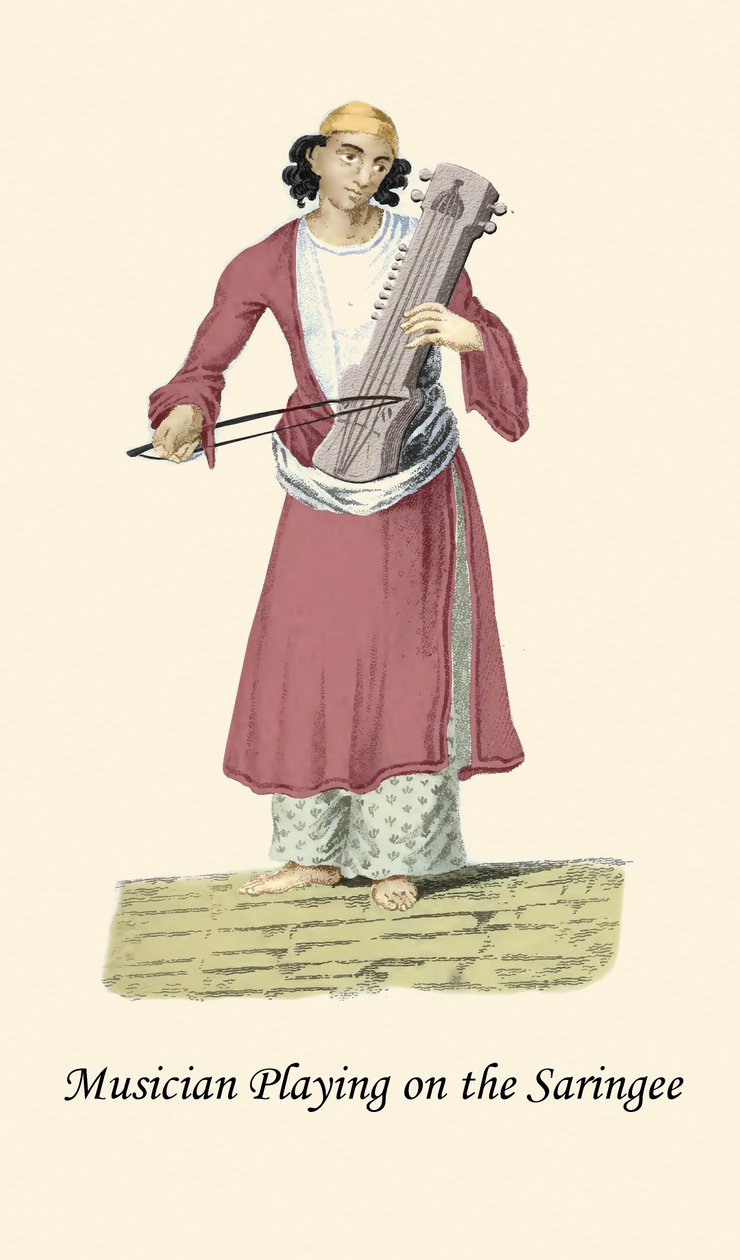 Zenész játszik a Saringee alkotó: Unknown Artist