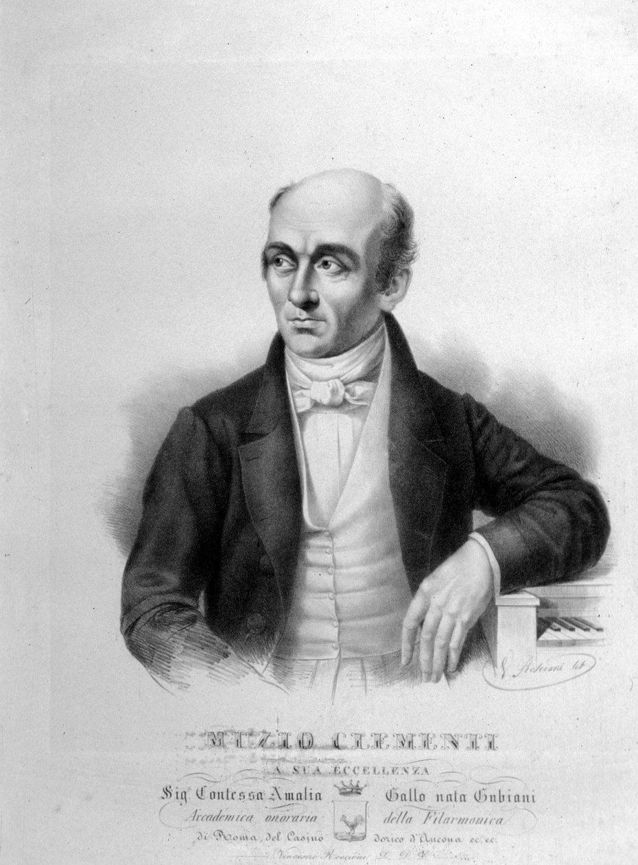 Muzio Clementi (1752-1832), olasz zongoraművész és zeneszerző alkotó: Unknown artist