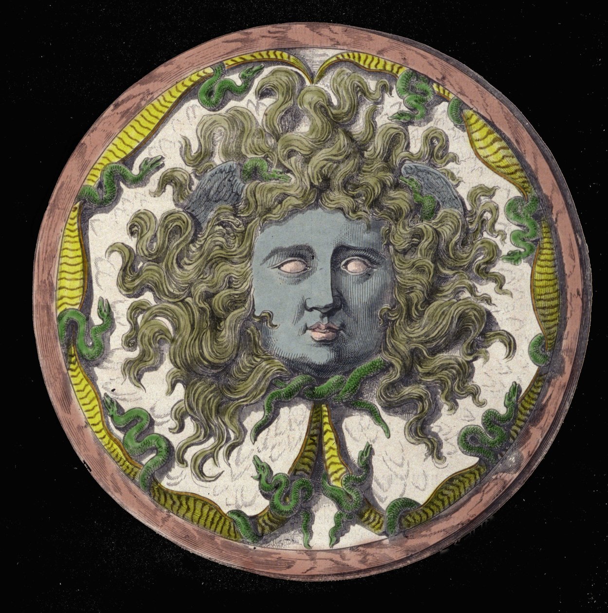 Mitológia: a Medúza, a három Gorgon egyikének ábrázolása. alkotó: Unknown artist