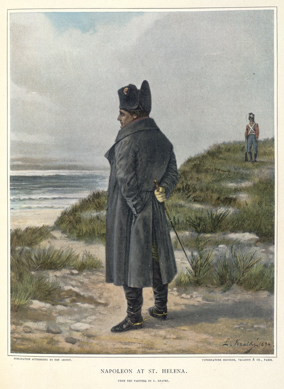 Napóleon Szent Ilonában alkotó: Unknown artist
