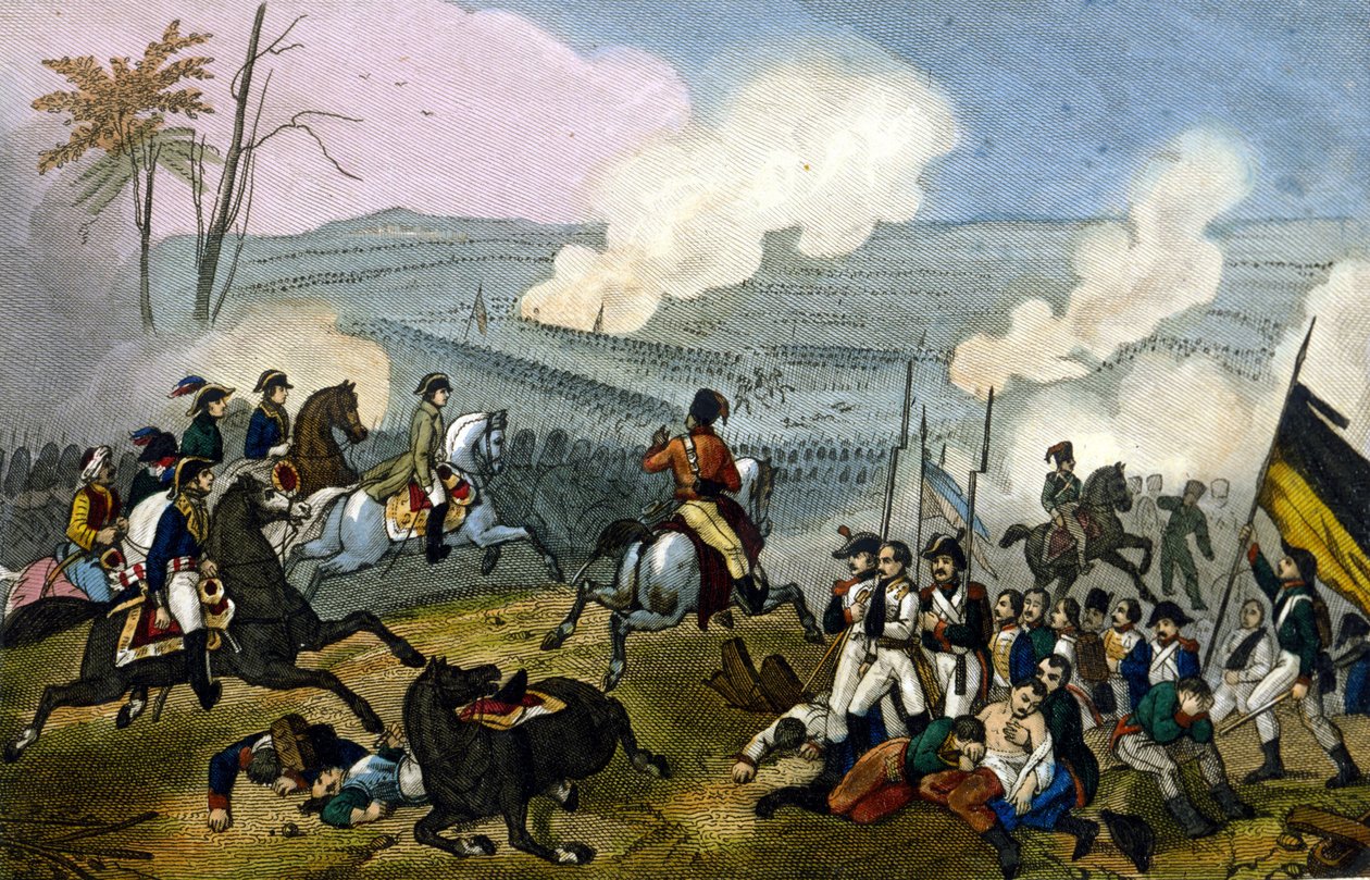Napóleon a marengói csatában, az osztrákok ellen, 1800. június. alkotó: Unknown artist
