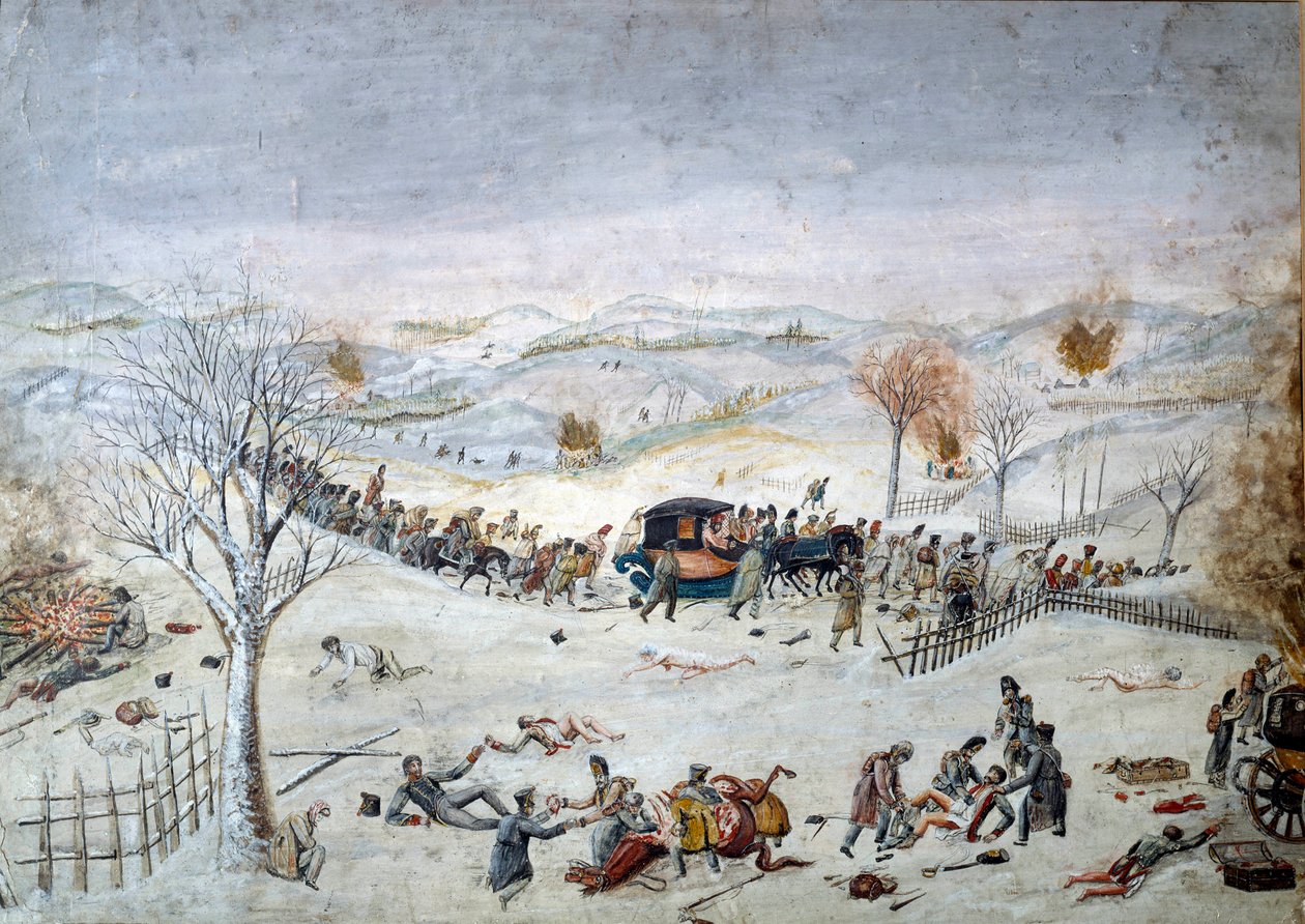 Napóleoni háborúk: Az orosz visszavonulás epizódja (1812-1813) alkotó: Unknown artist