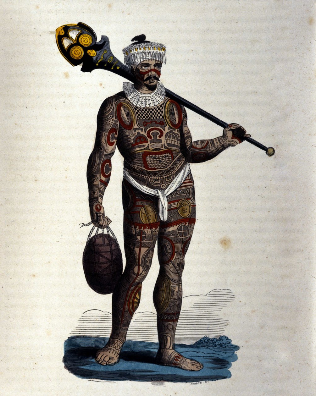 Nuku-Hiva (Marquises Island) honos. alkotó: Unknown artist