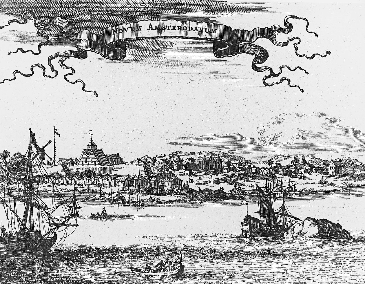 New Amsterdam (New York), metszet alkotó: Unknown artist