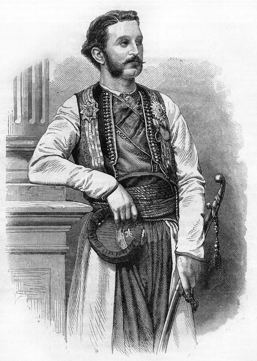 I. Miklós (1841-1921), 1869-ben Montenegró hercege, majd Montenegró királya. alkotó: Unknown artist