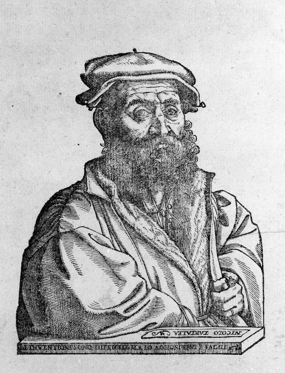 Nicolo (Niccolo) Tartaglia (1499-1557) olasz matematikus. alkotó: Unknown artist