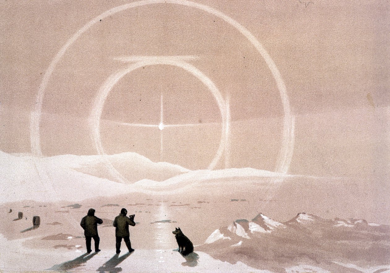 Northern Lights – Dr. Edward Moos, Marcus Nard & Co, London „A sarki tenger partjai, sarkvidéki expedíció narrációjában” alkotó: Unknown artist
