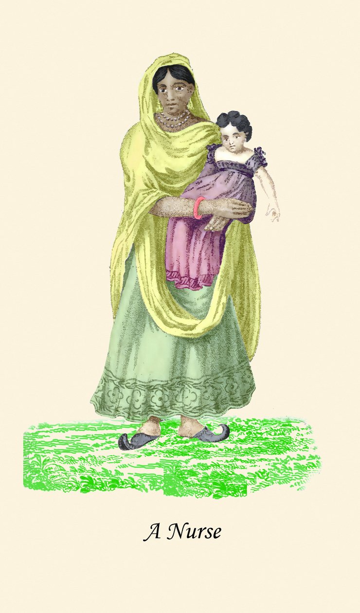 Nővér a babával alkotó: Unknown Artist
