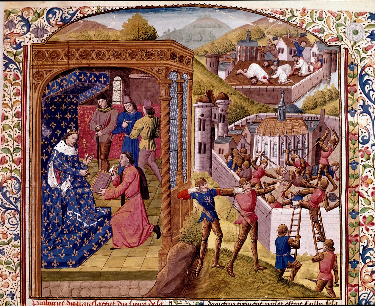 A bal oldalon Leonardo d