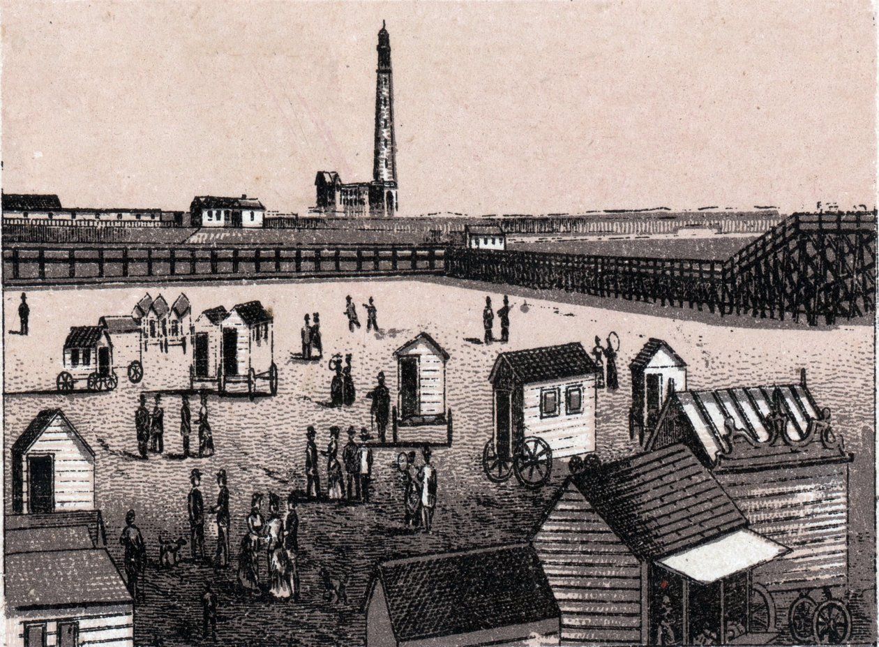 Ostend (Ostend), Belgium: kilátás a keleti fürdőre és a kikötőre (kikötő, kikötő). in "" A világ 168 nézetet szemléltet"" Keltezés nélküli (XIX. század vége) alkotó: Unknown artist