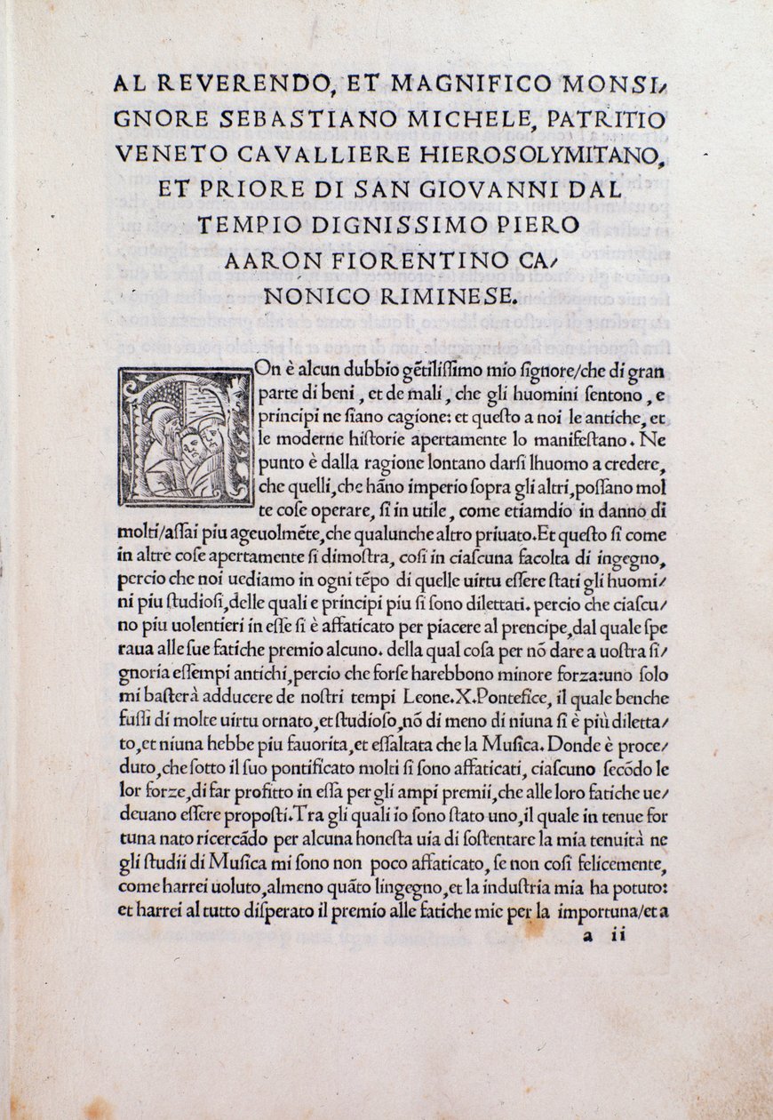 A Thoscanello de la musica "" oldala alkotó: Unknown artist
