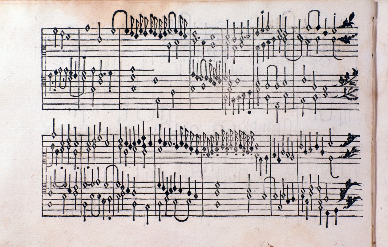 Girolamo Cavazzoni Tablature oldala, 1. könyv alkotó: Unknown artist