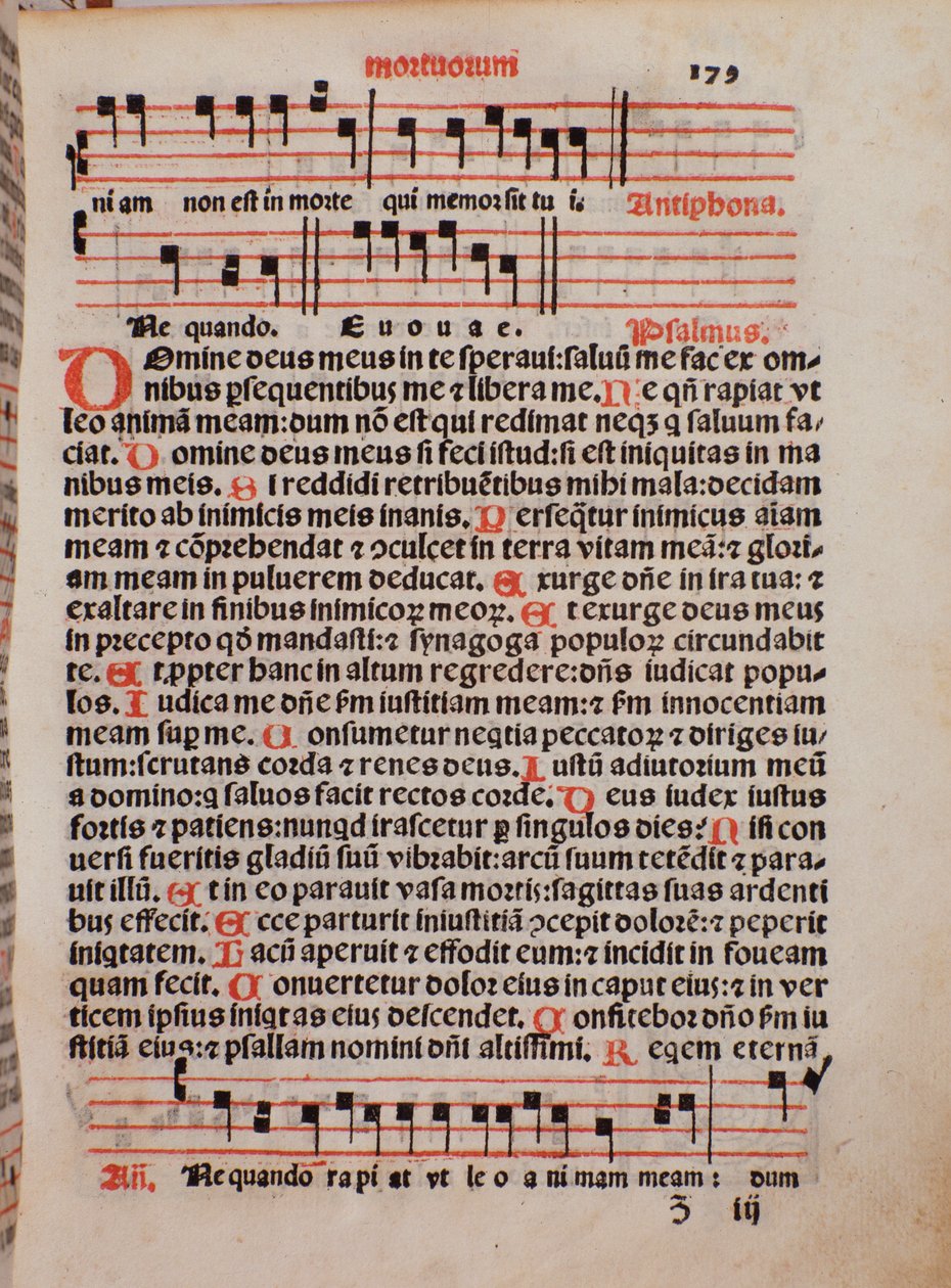 Castellini „A papi könyv” című liturgiakönyv oldala alkotó: Unknown artist