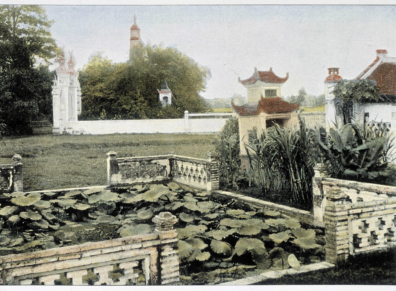 Az ecset pagoda Hanoiban - a „Világ körül”, 19. század végén. alkotó: Unknown artist