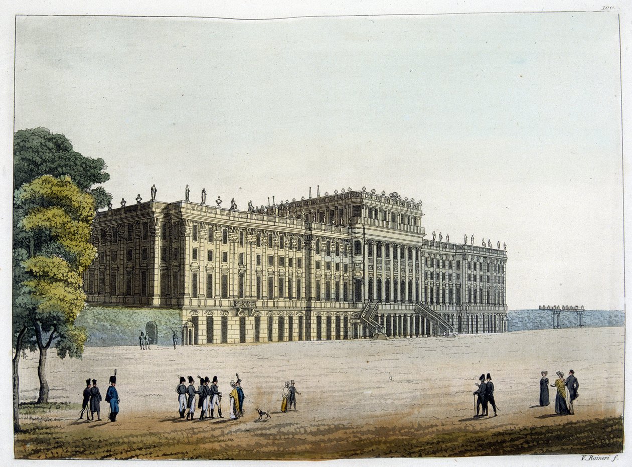 Schonbrunni palota a XIX alkotó: Unknown artist