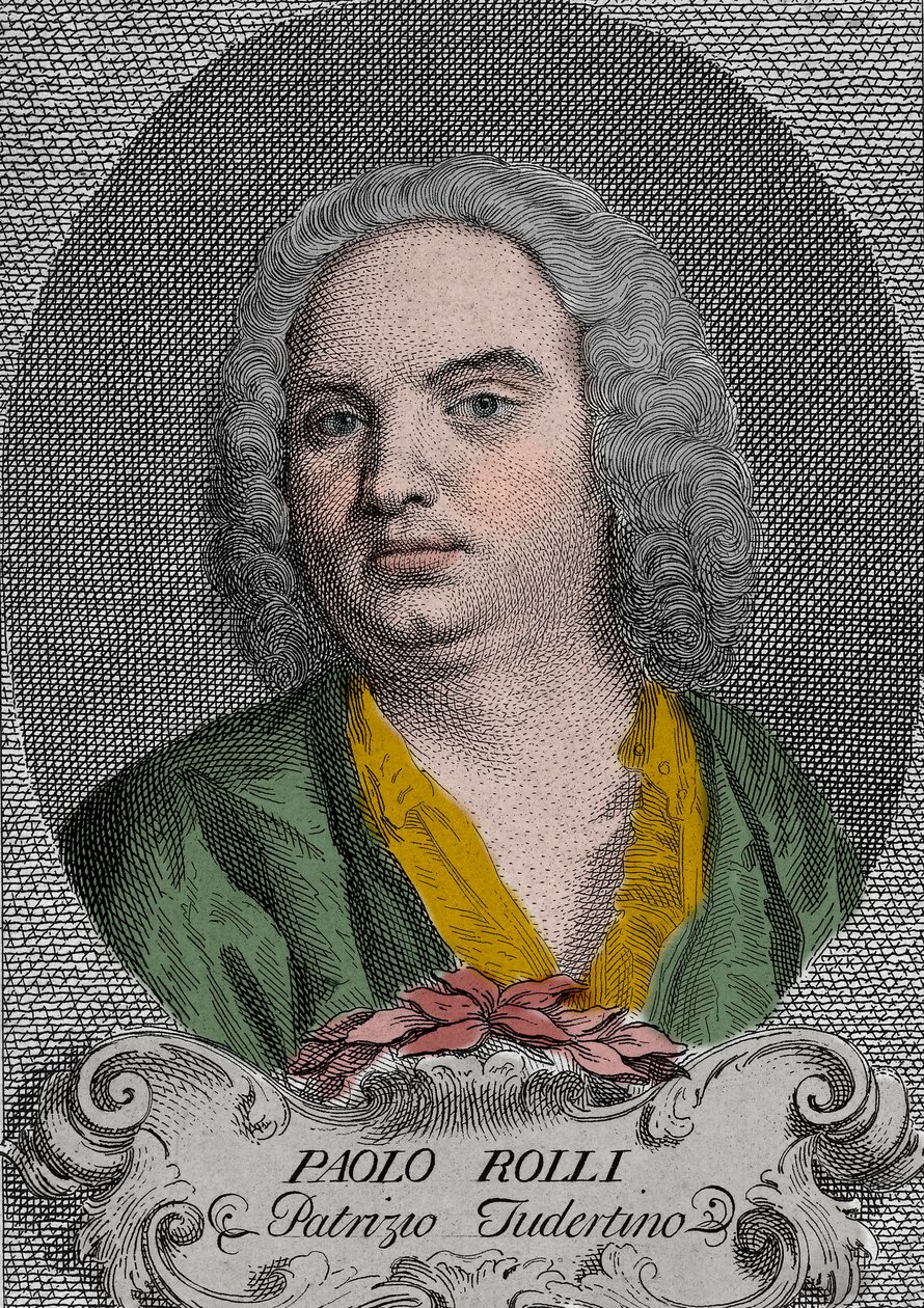 Paolo Antonio Rolli (1687-1765) költő és 18. századi olasz opera librettista - Paolo Antonio Rolli (1687-1765) olasz költő portréja alkotó: Unknown artist