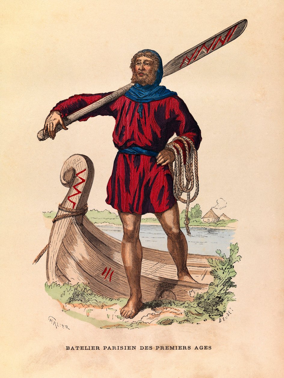 Párizsi csónakos az ókorban alkotó: Unknown artist