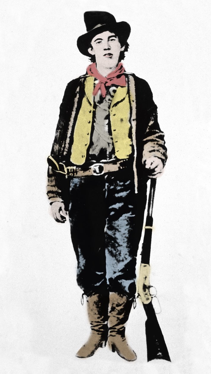 Pat Garrett (1850-1908), James Brent és John William Poe (1850-1923), Lincoln megye seriffjei, 1880-1882 (1954). alkotó: Unknown artist