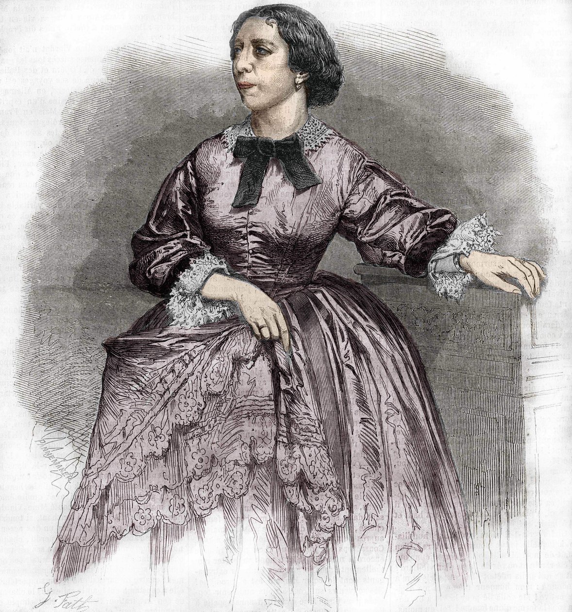 Pauline Viardot – Garcìa (1821-1910), francia énekes. alkotó: Unknown artist