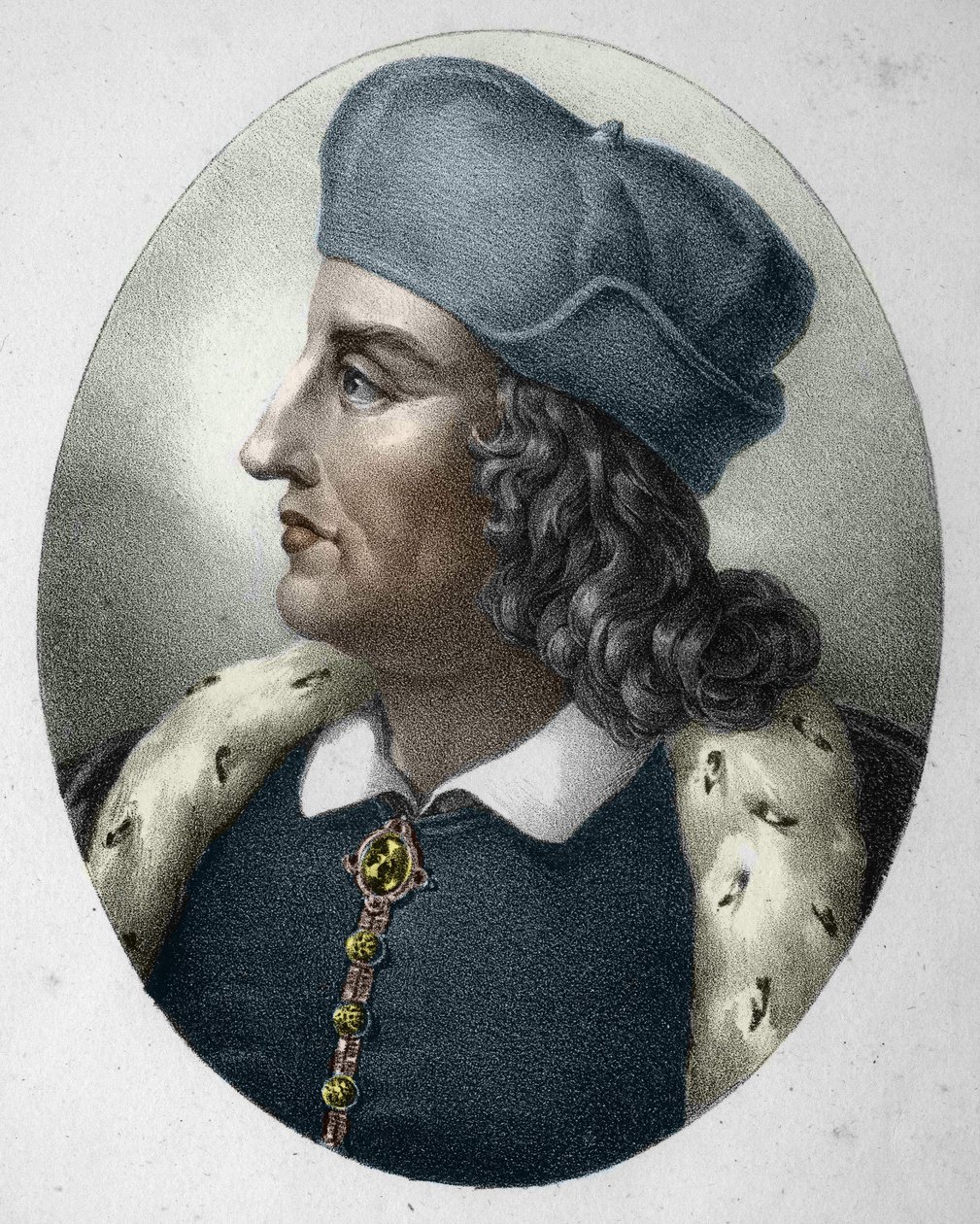II. Fülöp (1165-1223), Capetianus király, Augustus néven ismert. (Philip Augustus). alkotó: Unknown artist