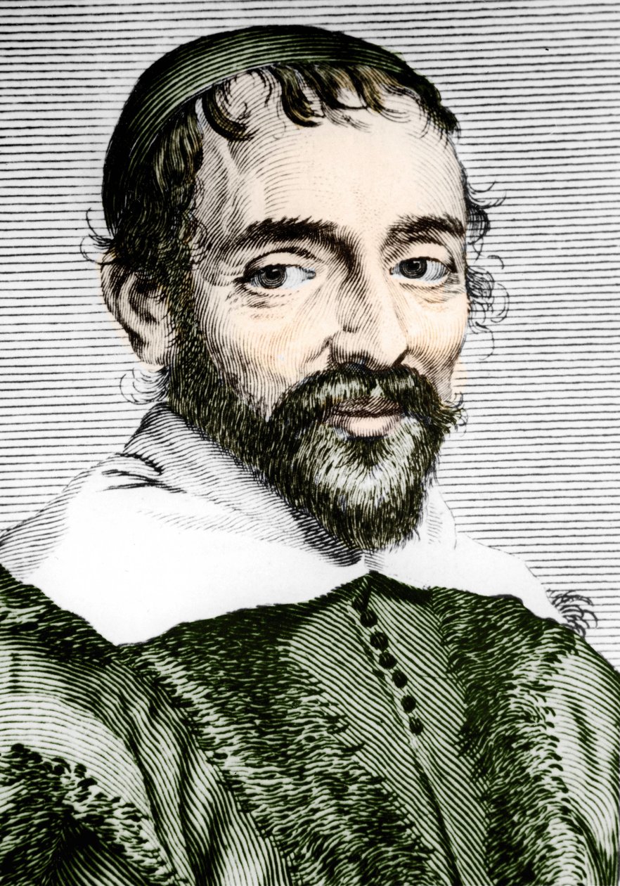 Pierre Gassendi (1592-1655) francia filozófus, csillagász, matematikus és fizikus. alkotó: Unknown artist
